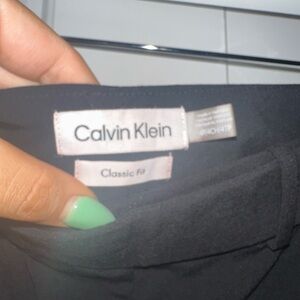 Calvin Klein Black Classic Fit slacks 4P